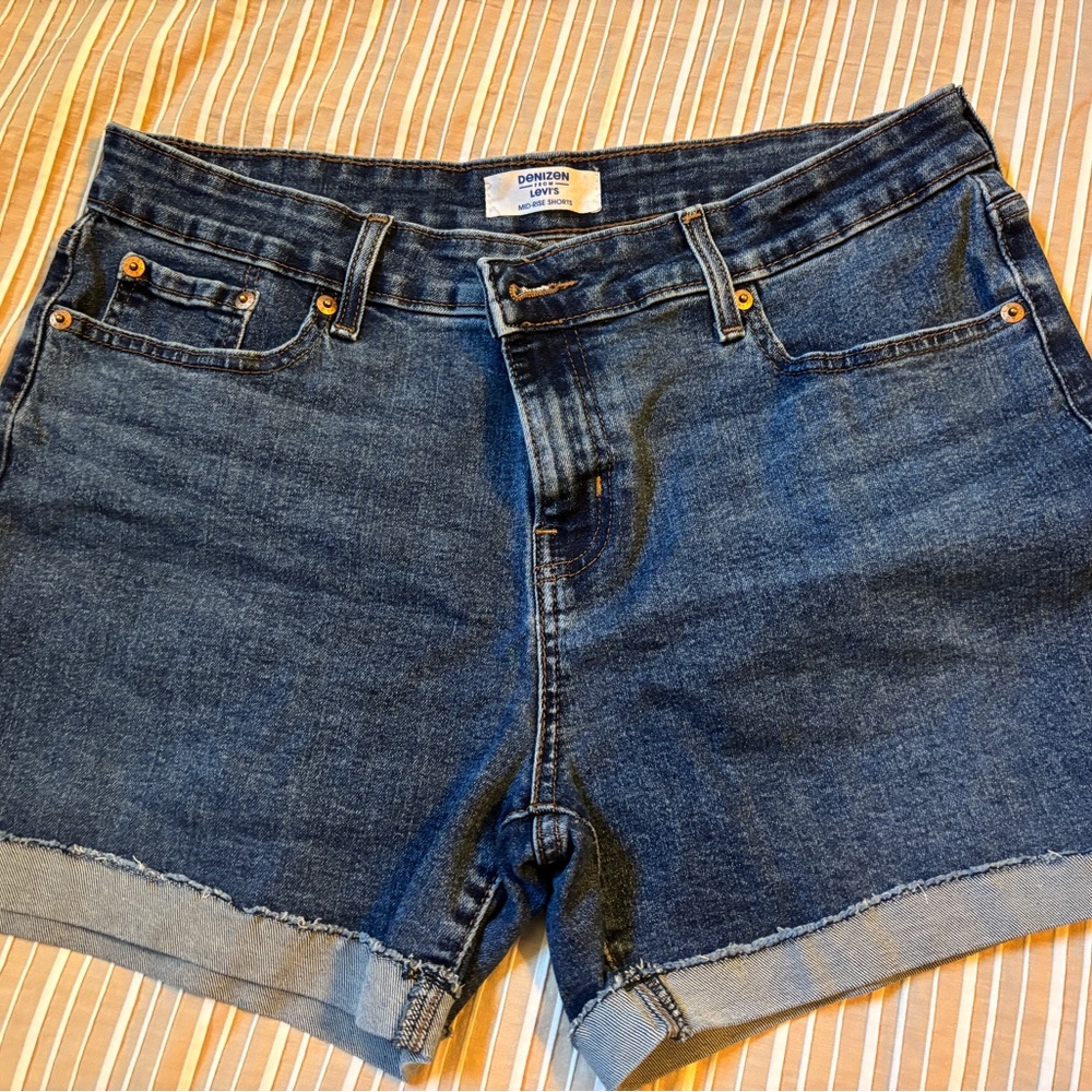 Denizen from Levi's Dark Blue Jean Shorts
